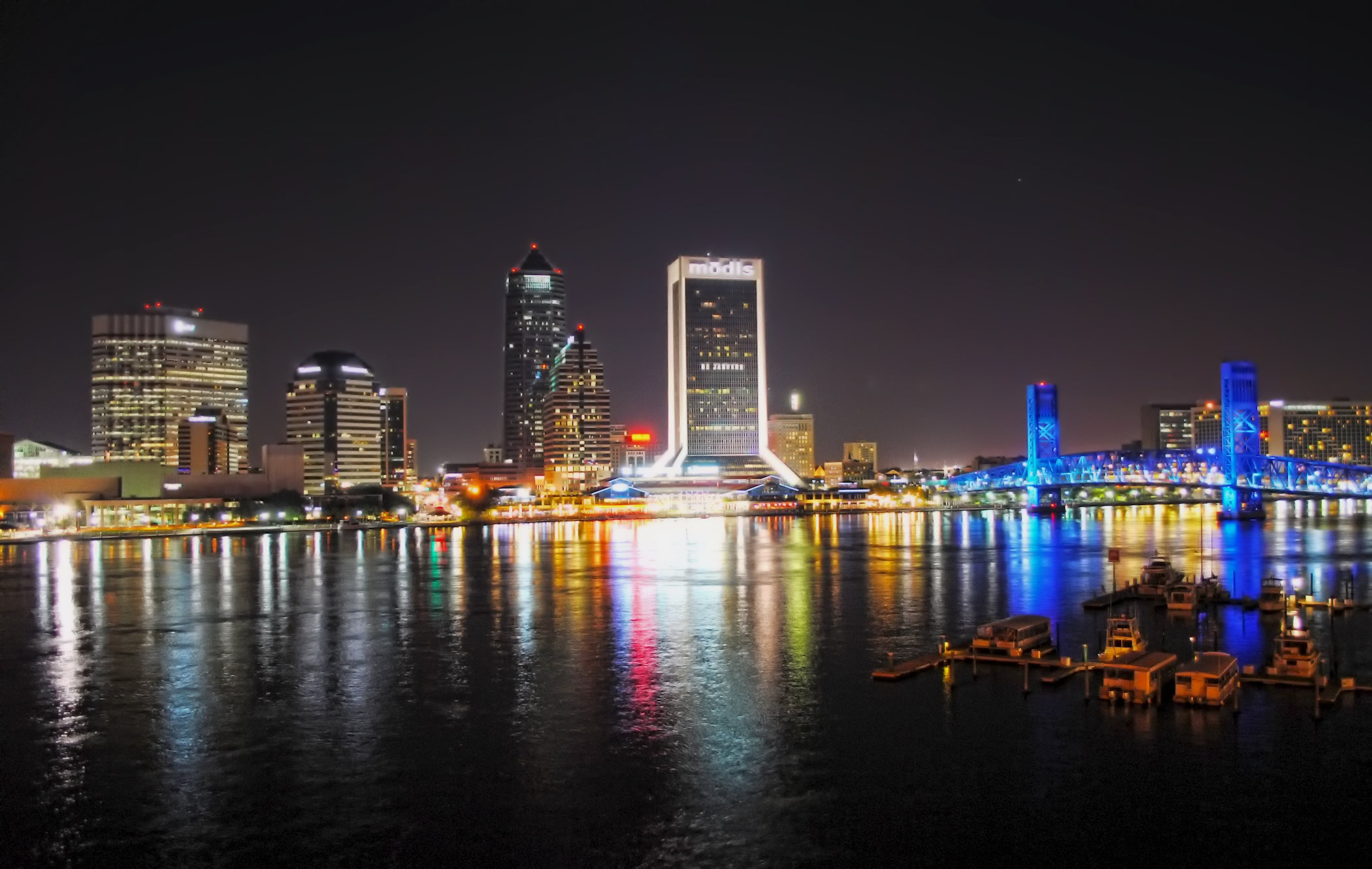 Jacksonville at night